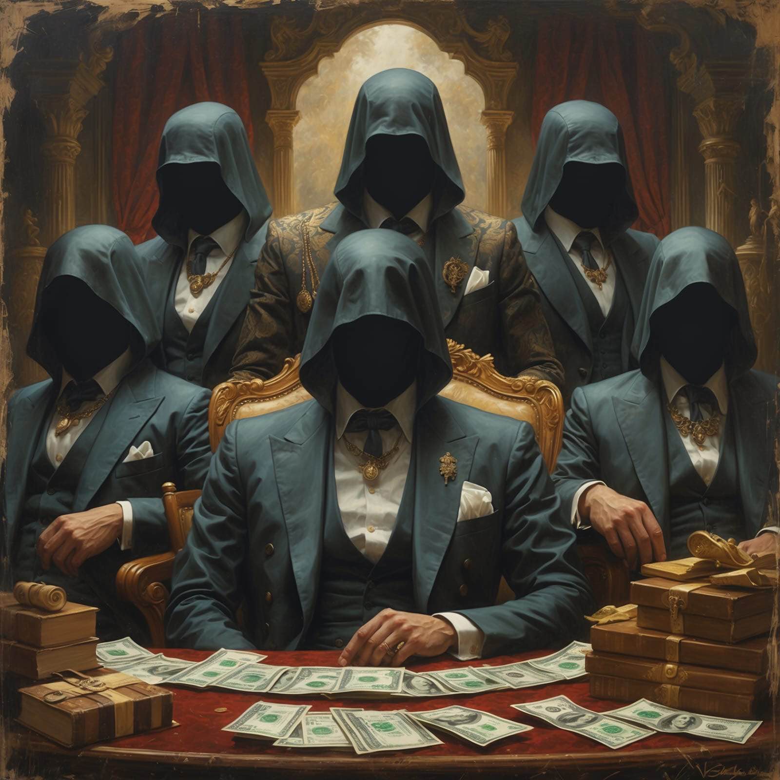 Group Photo The Censored Path to Wealth